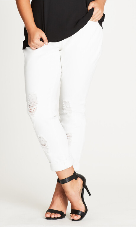 city chic white jeans