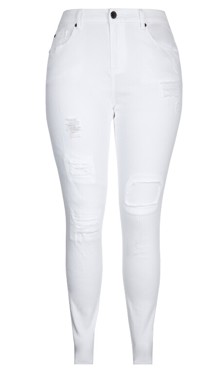 city chic white jeans