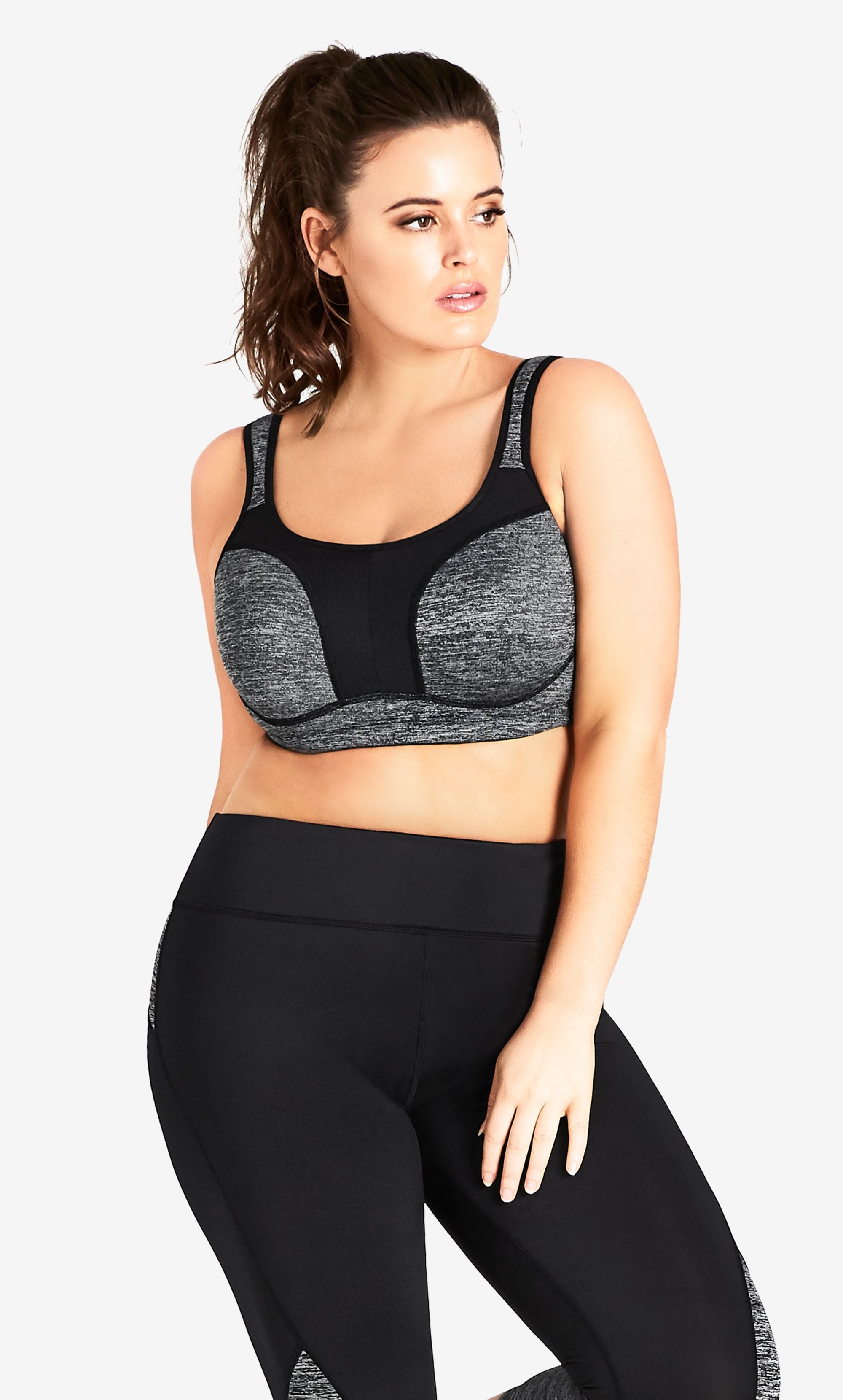 city chic sports bra