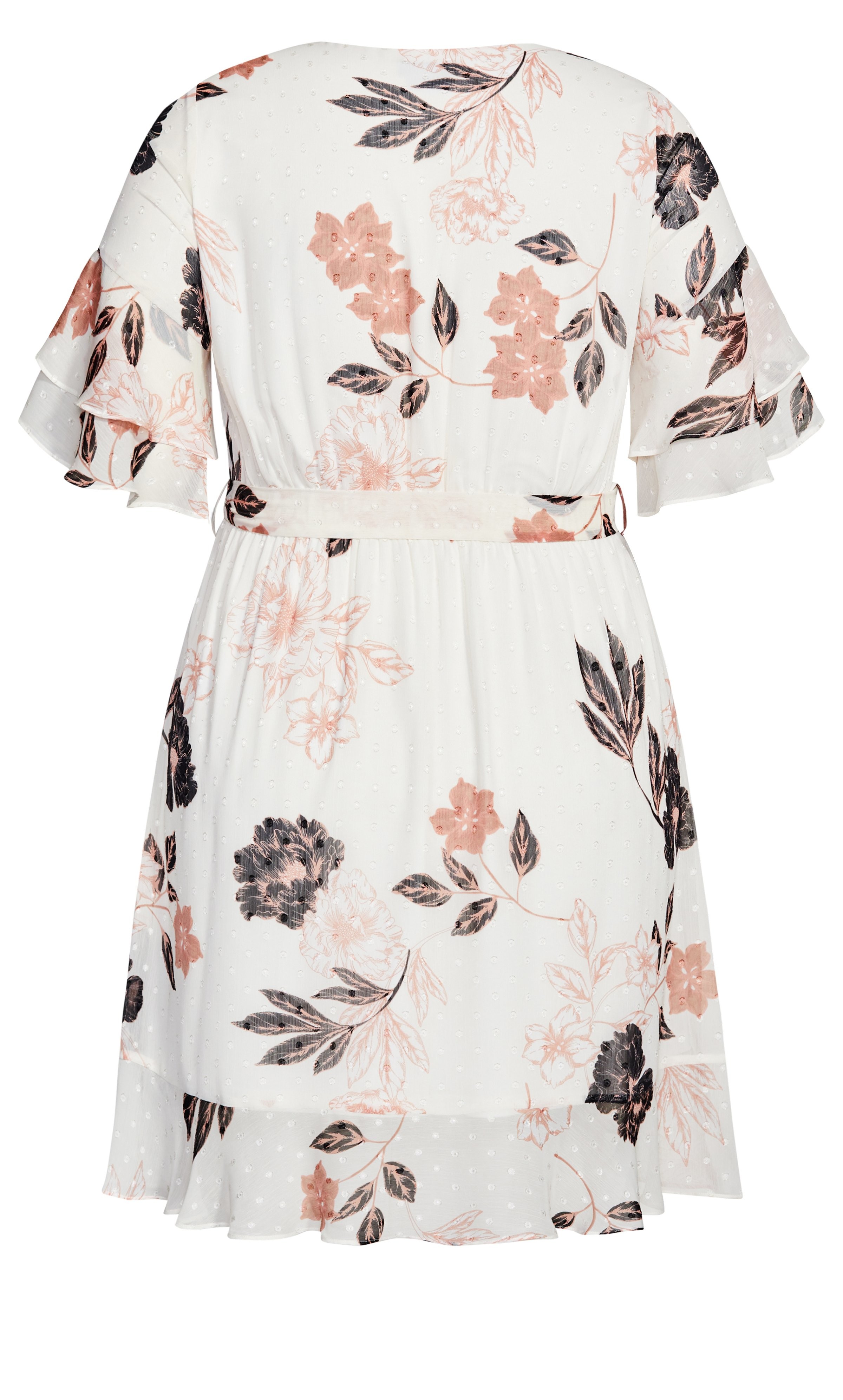 Shop Women's Plus Size Plus Size Boudoir Floral Dress - nude