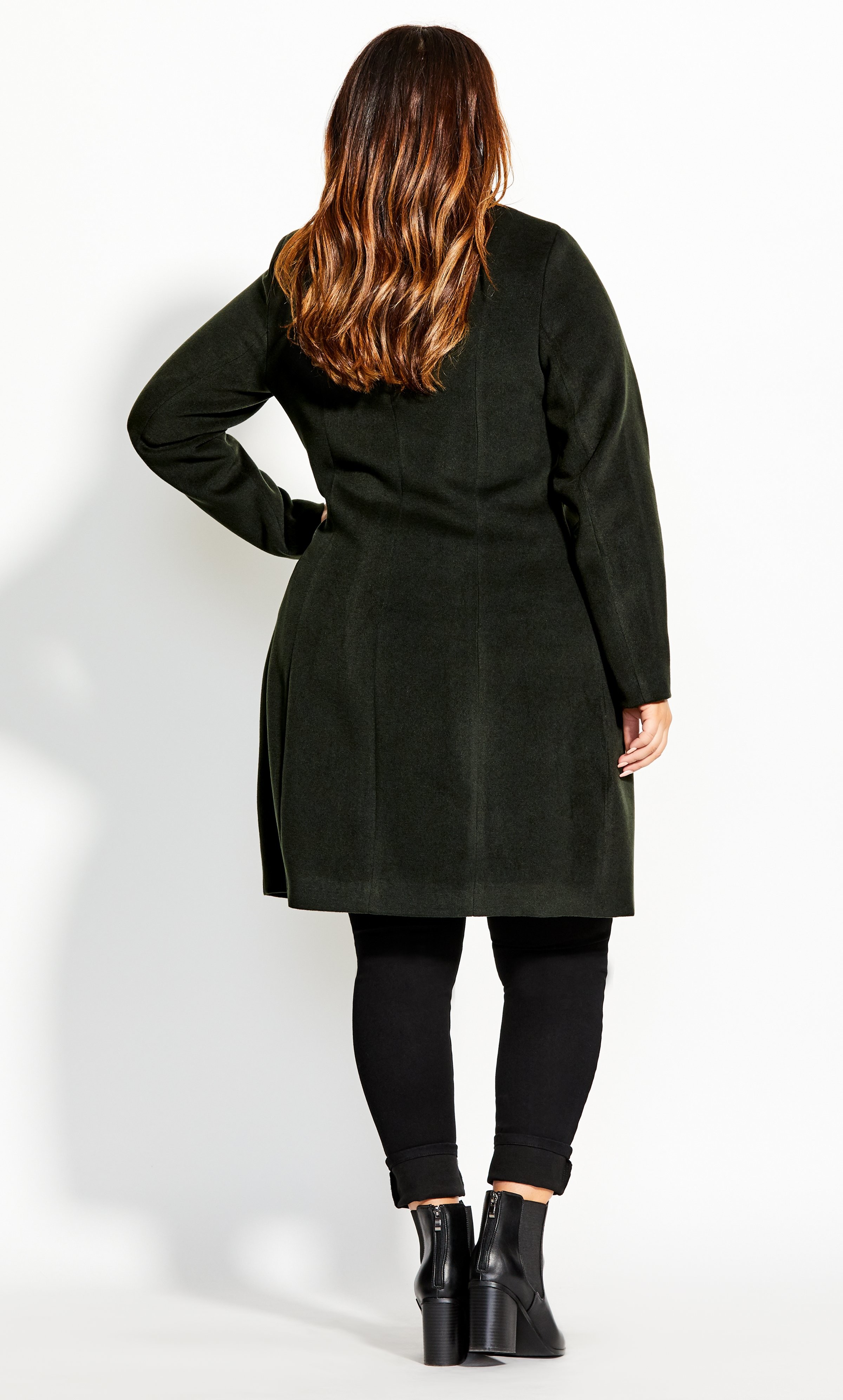 Women's Plus Size Women's Plus Size Simply Fierce Coat - green