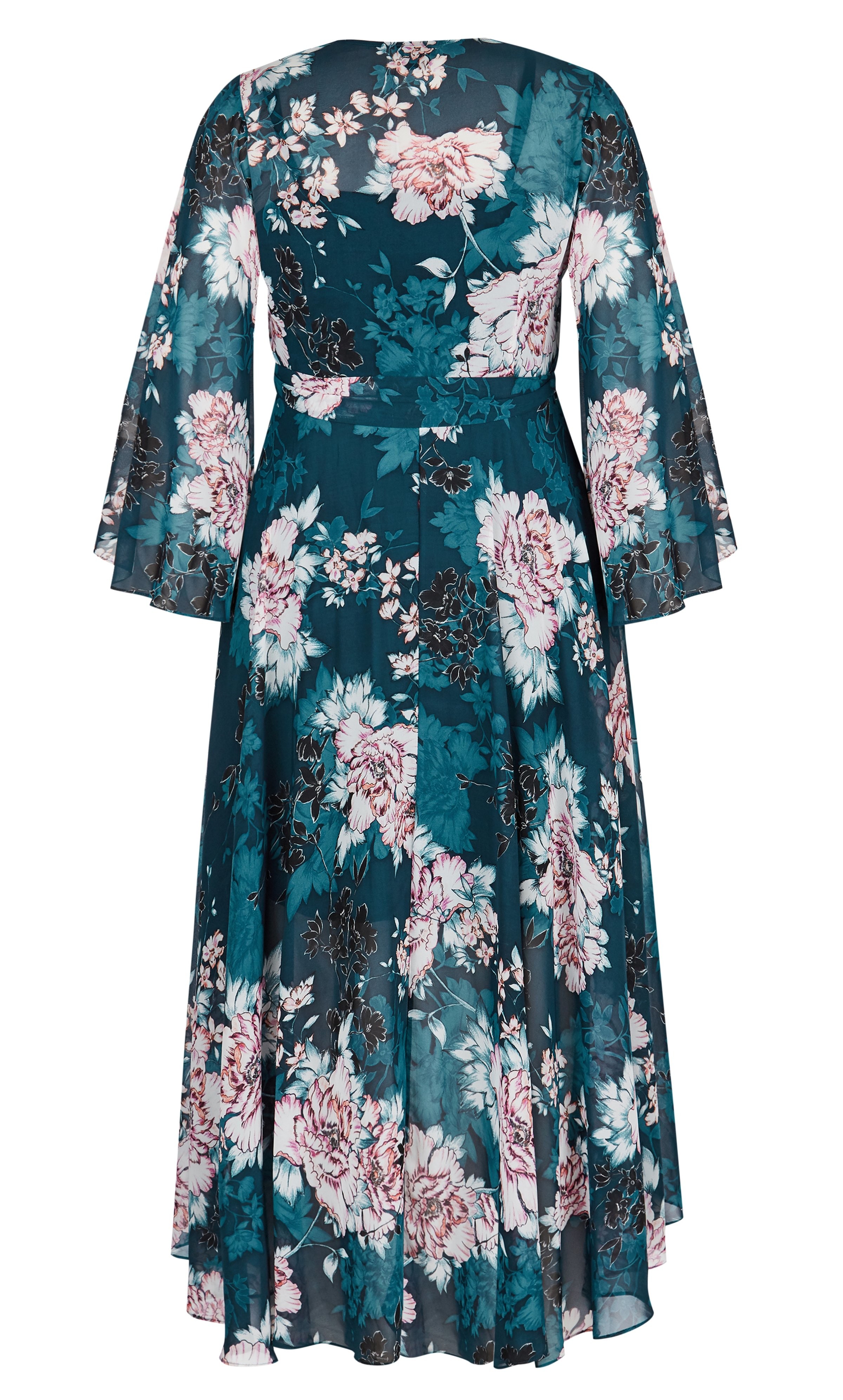 city chic blossom maxi dress